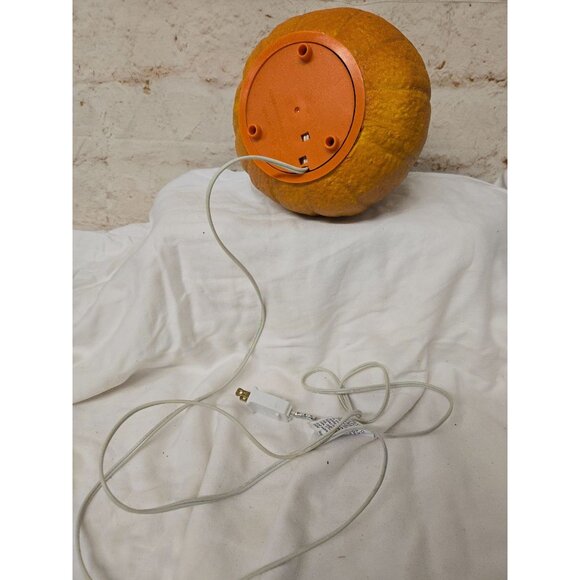 Vintage Gemmy Foam Light up 9" Pumpkin Goofy Face - Picture 6 of 9